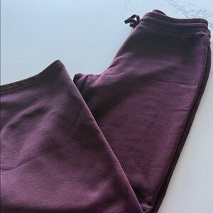 Aritzia ladies burgundy Sweatpants